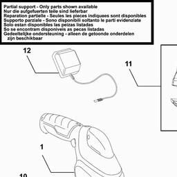 Black & Decker GSL300 SHRUB TRIMMER spare parts
