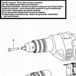 Black & Decker CD504 HAMMER DRILL spare parts