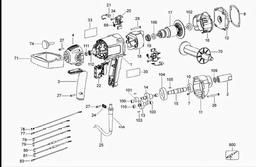 DeWalt D21510 spare parts