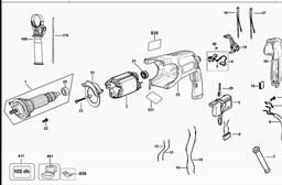 DeWalt D25124K spare parts