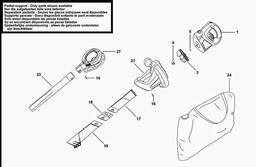 Black & Decker GW2200 BLOWER VAC spare parts