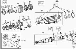DeWalt D25722K spare parts