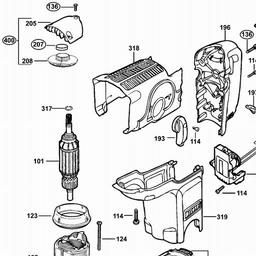 DeWalt D25600K spare parts