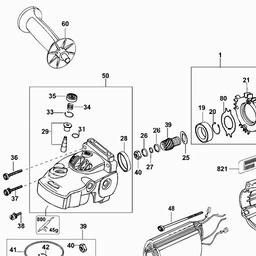 DeWalt D28411-LX spare parts