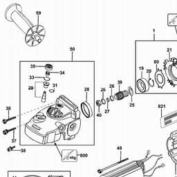 DeWalt D28750 spare parts