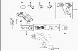 Black & Decker KX2000K HEATGUN spare parts