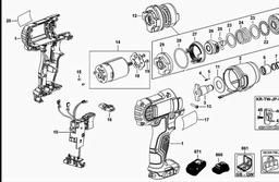 DeWalt DCF815 spare parts