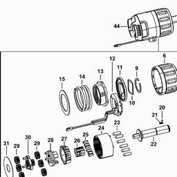 DeWalt DCF610 spare parts