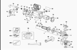 DeWalt D28113 spare parts