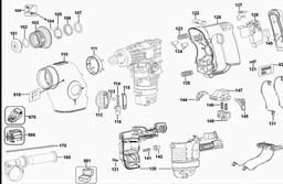 DeWalt DC222K spare parts
