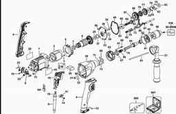 DeWalt DWD522KS spare parts