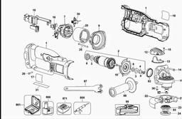 DeWalt DC411 spare parts