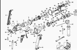 DeWalt D21570K spare parts