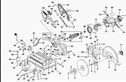 Black & Decker CS355 CHOP SAW spare parts