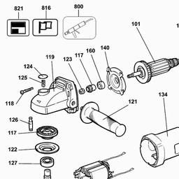 DeWalt DW806 spare parts