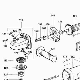 DeWalt DW840 spare parts