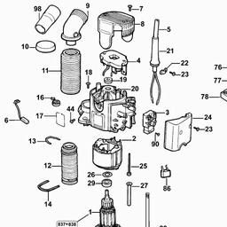 DeWalt DW622 spare parts