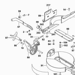 DeWalt DW713 spare parts