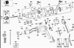 DeWalt D21721K spare parts