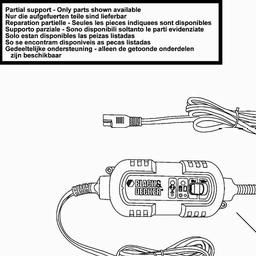 Black & Decker BDV090 BATTERY BOOSTER spare parts