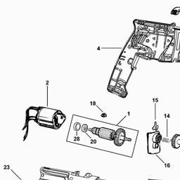 Black & Decker KR50CRE DRILL spare parts