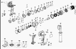 DeWalt DCD936 spare parts