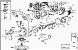DeWalt DWP849X spare parts