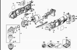 DeWalt DCD720 spare parts