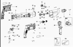 Black & Decker KR911 DRILL spare parts