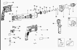 Black & Decker KR705 DRILL spare parts