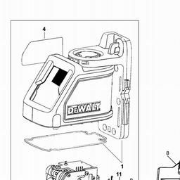 DeWalt DW088KD spare parts