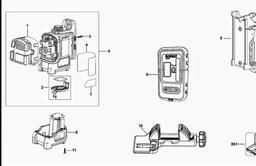 DeWalt DW089KD spare parts