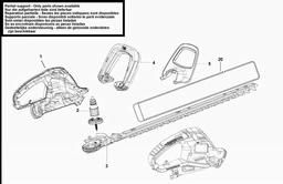 Black & Decker GT5055 HEDGE TRIMMER spare parts
