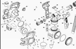 Black & Decker HVLP400 SPRAY GUN spare parts