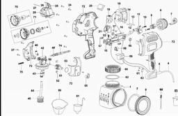 Black & Decker BDPS400 SPRAY GUN spare parts
