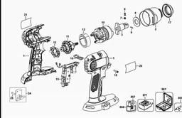 DeWalt DC840 spare parts