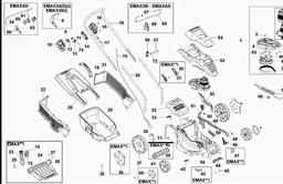 Black & Decker EMAX34 ROTARY MOWER spare parts