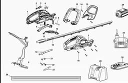 Black & Decker GTC1850L C'LESS HEDGETRIMMER spare parts