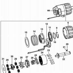 DeWalt DCF610 spare parts