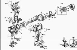 DeWalt DCF825 spare parts