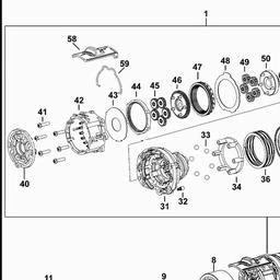 DeWalt DCD730 spare parts