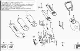 Black & Decker GWC3600L BLOWER VAC spare parts