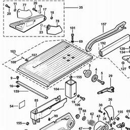 DeWalt DW711 spare parts