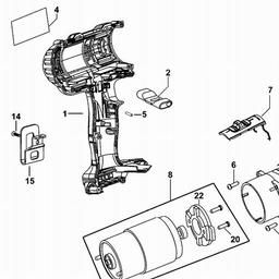 DeWalt DCD733 spare parts