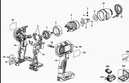 DeWalt DCF830 spare parts