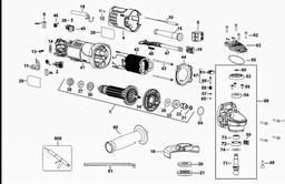 DeWalt DWE4051 spare parts