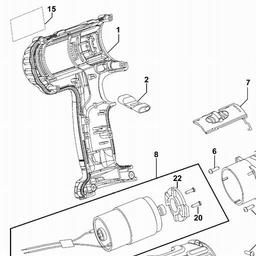 DeWalt DC740 spare parts