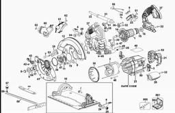 DeWalt DWE575 spare parts