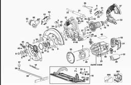 DeWalt DWE576 spare parts