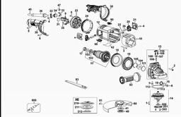 DeWalt DWE4559 spare parts